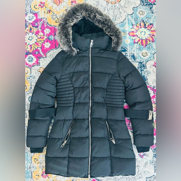 Winners Winter Snow Long Medium Jacket With Belt and Detachable Hoodie - Picture 10 of 14